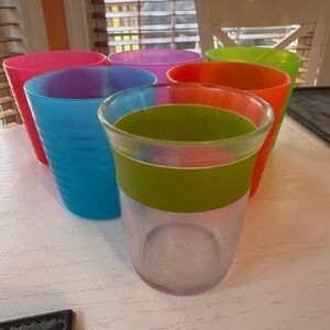 Set of 6 Oxo Cup, Multicolor Tumbler Set